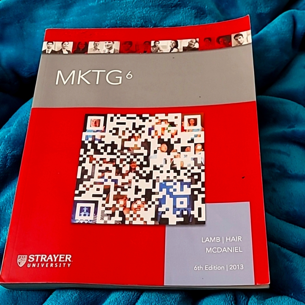 MKTG6 Marketing Strayer University 6th edition 2013 paperback by Lamb & Hair